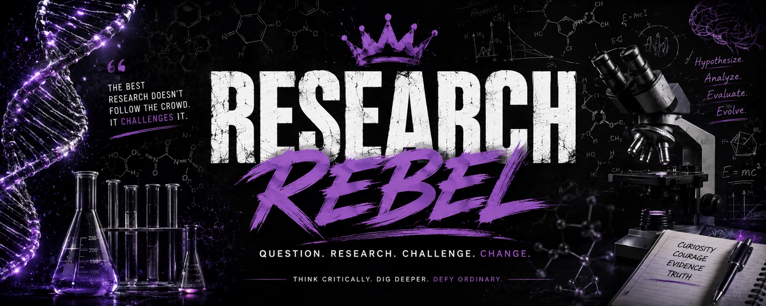 Research Rebel laboratory artwork